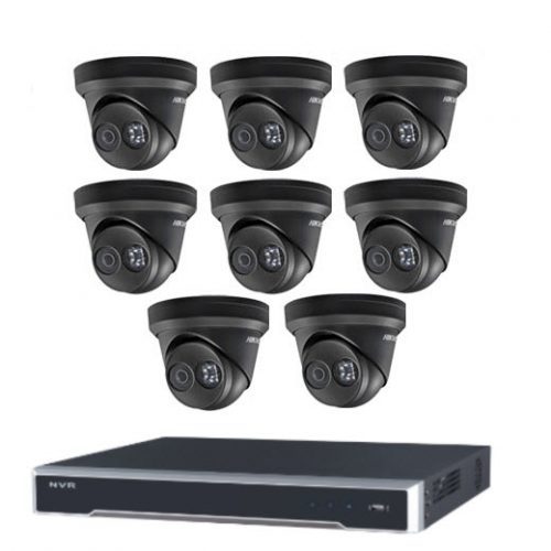 Hikvision DS-2CD2385-2BLK 8MP Shadow Series Outdoor Turret Camera, 30m ...