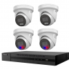 HILook by Hikvision 4 x 6MP Cameras & 8CH NVR CCTV Kit: 4 AI Turret Cameras + 8CH NVR Bundle